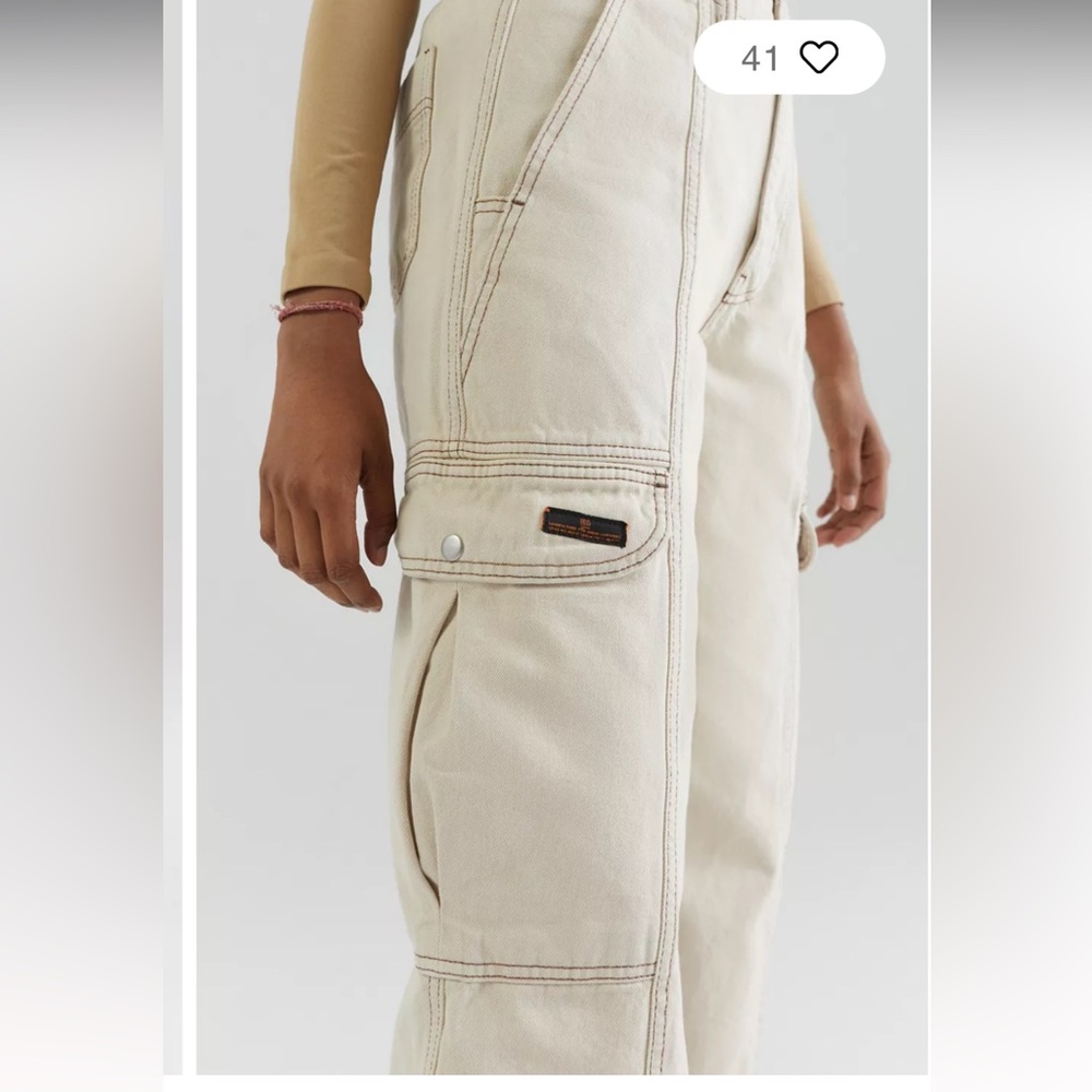 Urban outfitters slouchy skate jeans cream 28